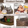 Salt Shaker,Chef Statue Salt Pepper Bottle Holder Ornaments Home Decor
