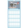 Familienplaner 2025 - Modellflieger mit 5 Spalten (Wandkalender, 21 cm