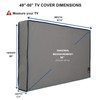 iBirdie Outdoor TV Cover 48 to 50 inch Weatherproof, Cover