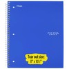Five Star Spiral Notebook, 3-Subject, Wide Ruled Paper, 10-1/2" x