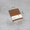 Notebook A6 Lined Leather Pack of 6 Hardcover Notebooks Thick