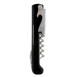Franmara Capitano Waiter's Corkscrew, Standard ABS Handle (Black)