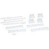 4 PIECES SLIDING KIT FOR BUILT-IN FRIDGE DOORS