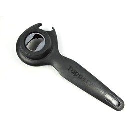 TUPPERWARE Multi-Opener Jar Can Tin black