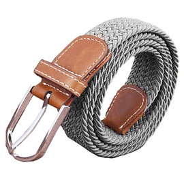 Rex Standard BL086 Rubber Belt, Mesh, Casual, Stylish, Business, Men's, Women's, gray (light gray)