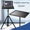 ZYWUOY Photography Support Tray Tripod Stand Projectors Platform Holder 1/4"