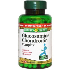 Nature's Bounty Glucosamine Chondroitin Complex, 110 Capsules (Pack of 2)