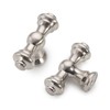9BUILD 10 Pack Brushed Satin Nickel Drawer Knobs Cabinet Knobs