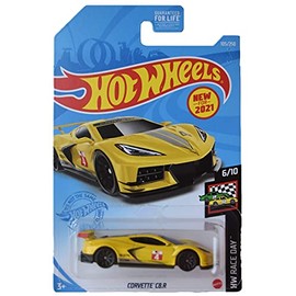 Hot Wheels Corvette C8 R, [Yellow] 105/250 Race Day 6/10