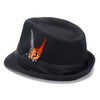 Geebuzz Fedora Hats for Men Women Classic Short Brim Felt