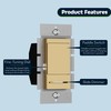 TOPGREENER Dimmer Switch with Light Adjustment Slider, Single Pole or
