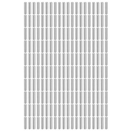 sourcing map 200Pcs 2 mm x 10 mm Dowel Pins, 304 Stainless Steel Cylindrical Shelves Support Pegs Locating Pin Shelf Fasten Elements for Bookshelf Cabinet Furniture Component (GB119), Silver