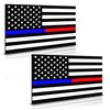 2PC Reflective Red and Blue Line Magnet for Car Truck