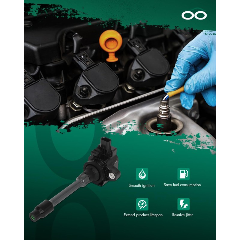 SCITOO Ignition Coil suitable with for Honda Accord Insight CR-V