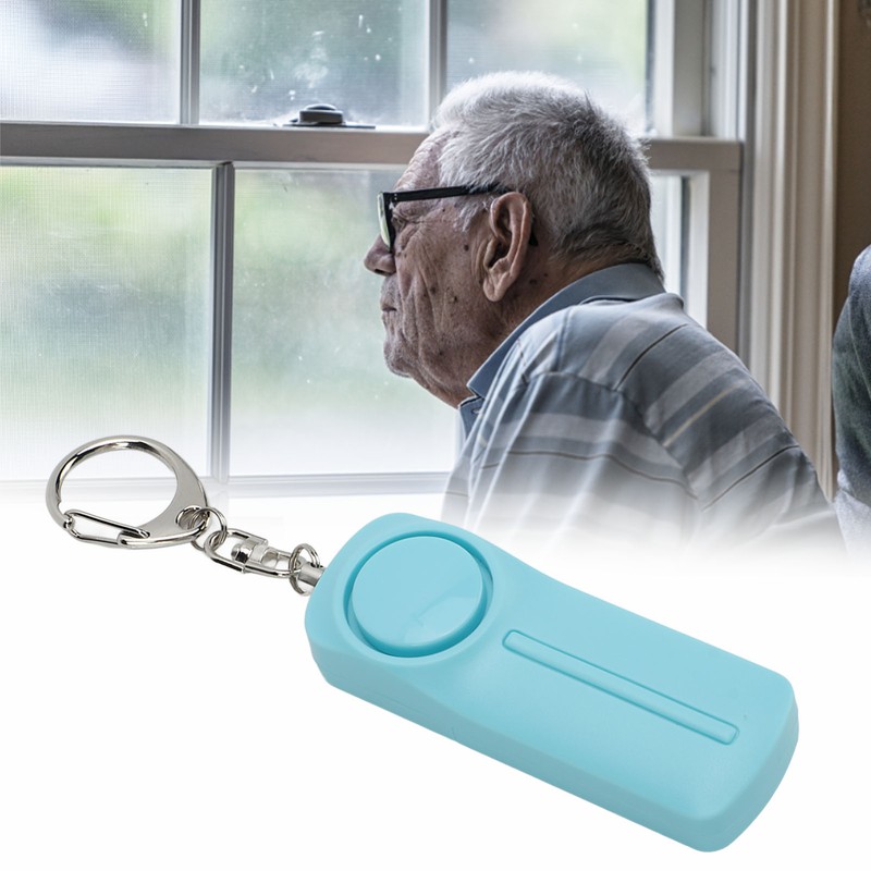 Mini Personal Alarm Keychain with 130dB Loud Siren Safety Self