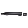 TRQ Front Left Exterior Door Handle Black Drivers Side Compatible
