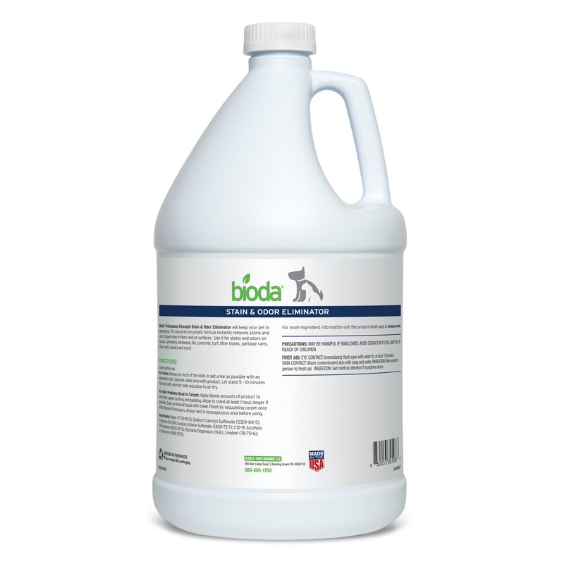 Bioda Pet Stain and Odor Eliminator | Pet Urine Enzyme