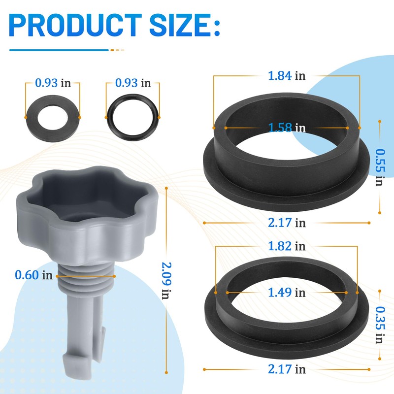 Pool Sand Filter Pump Seal Gasket Replacement for Intex Sand