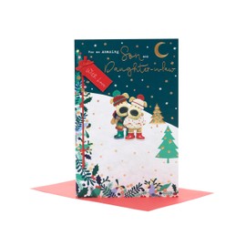 Boofle Christmas Card for Son & Daughter-In-Law - Cute Design