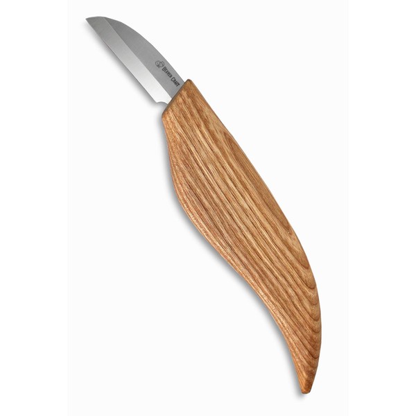BeaverCraft Whittling Knife C2 6.5" Whittling Knife for Fine Chip Carving Wood and General Purpose Wood Carving Knife Bench Detail Carving Knife Carbon Steel and Whittling for Beginners