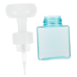 Sosoport Empty Foaming Bottle Dispenser Refillable Travel Soap Container for Shampoo Shower Gel Liquid Soap Leak Design for Home Office and Vacations