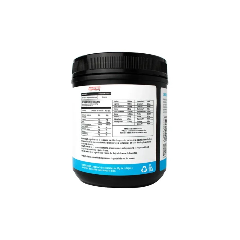 Superlabs Nutrition Colágeno Hidrolizado 454g Sin Sabor Grass Fed