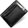 LEAGOO Slim Card Case for Men, Thin [Includes Italian Leather