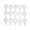 Coffee Decorating Stencils Coffee Carving Pen Set Stainless Steel Portable