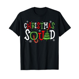 Christmas Squad Shirt, Christmas Matching Family Pajama T-Shirt