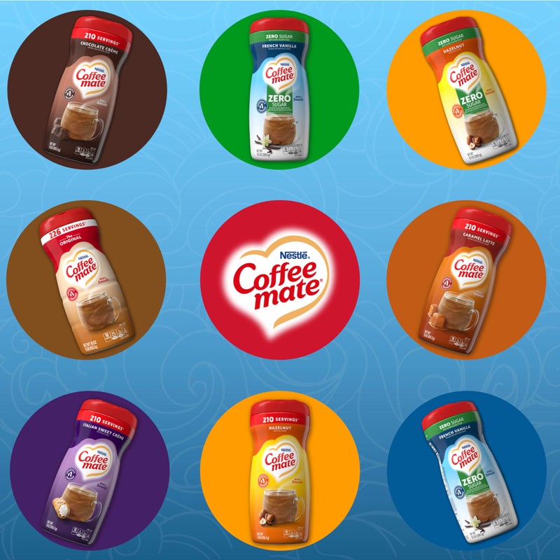 Nestle Coffee mate Zero Sugar Flavored Creamer 4 Pack Variety