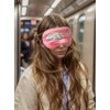 ANTI BASIC Funny Silk Sleep Masks with Adjustable Strap, Comfortable