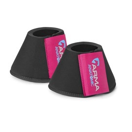 Shires Arma Neoprene Over Reach Boots - Raspberry Full