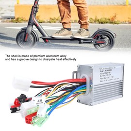 Tbest Controlador sin Escobillas para Bicicleta Eléctrica, Motor Inteligente de 350W para Scooter de Bicicleta Eléctrica