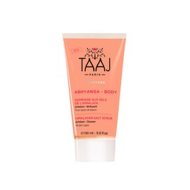 TAAJ Himalayan Salt Scrub | Detoxifying & Cleansing | Soft & Protected Skin | Exfoliate Gently | Eliminate Dead Cells | Vegan | Cruelty Free | 150ml