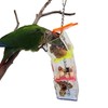 Acrylic Hexagram Multilayer Bird Biting Feeding Food Bowl Parrots Foraging