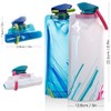 YuCool Foldable Water Bottle Pack of 2, Flexible Reusable For