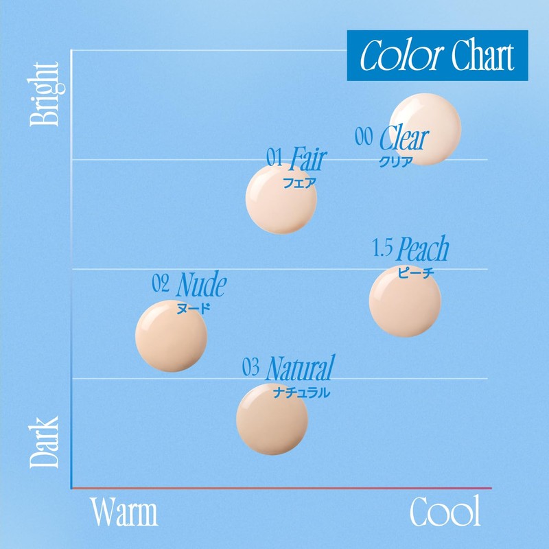 fwee Fee Cushion Egg Fitted Cover/Cushion Foundation Foundation (1.5 Peach,