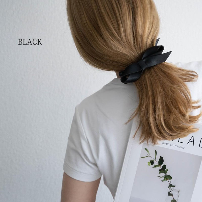 JewelVOX Hair Accessories, Faux Leather, Simple, Ribbon, Synthetic Leather, Banana
