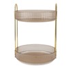 Makeup Organizer Rack 2 Tier 360 Deg Rotation Space Saving