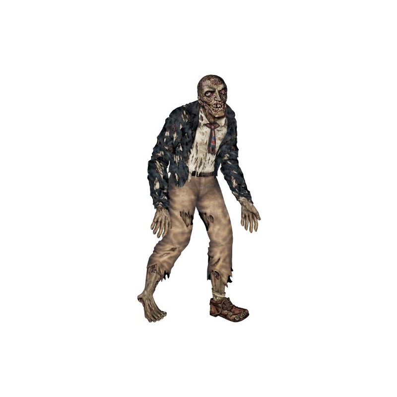 The Beistle Company Jointed Zombie Cut Out Paper Decoration Multicoloured