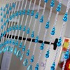 Rekelola Crystal Beaded Curtain for Doorways,Hanging Glass Door Beads Curtains