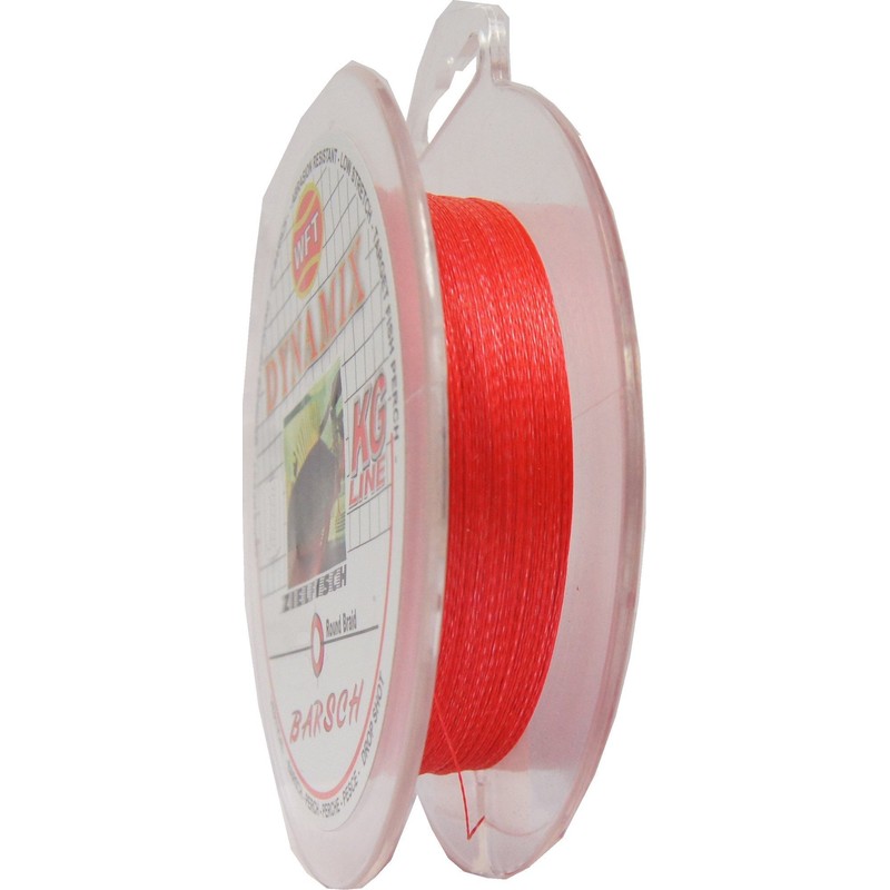 WFT Round Dynamix Perch Red 150 m, Braided Line for