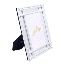 Lilly Pulitzer 5 inch x 7 inch Picture Frame, Decorative Photo Frame for Tabletop or Wall Hanging, Bamboo Mirror