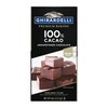 GHIRARDELLI Premium 100% Cacao Unsweetened Chocolate Baking Bar, 4 OZ