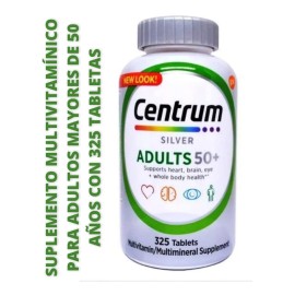 Multivitamínico Centrum Silver Adultos 50+ Con 325 Tabletas