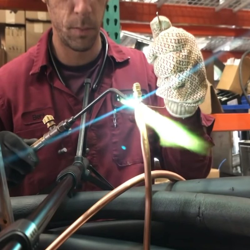 16" Copper Solder, 10 Sticks Phosphor Copper Brazing Rods,Low Temperature