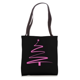 Vintage Luminous Christmas Tree Merry Christmas Women Tote Bag