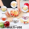 AUBENR 4.72 Inch Extra Large Apple Slicer with 12 Blades