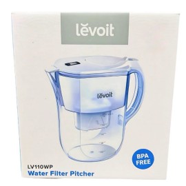 LEVOIT 10 Cup Water Filter Pitcher BPA Free 5-Layer Filtration Tap Drink +1 Filter