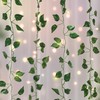 P L-RA LED Cascading Curtain Vine Indoor Lights, Warm White,
